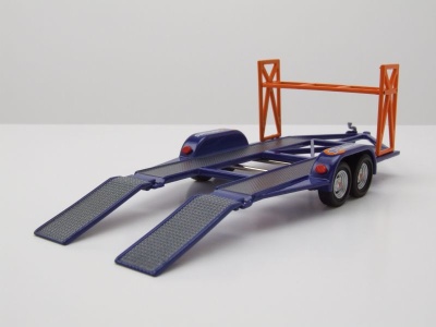 Trailer Anhänger Union 76 blau für 1:43 Modelle GMP