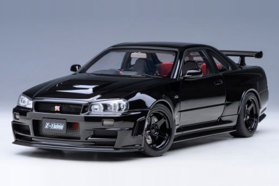 Nissan Skyline GT-R R34 Z-Tune 2005 schwarz Modellauto...