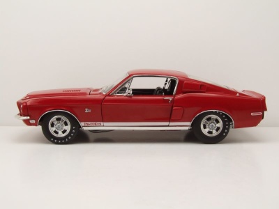 Shelby Ford Mustang GT500 KR King of the Road 1968 rot Modellauto 1:18 Acme