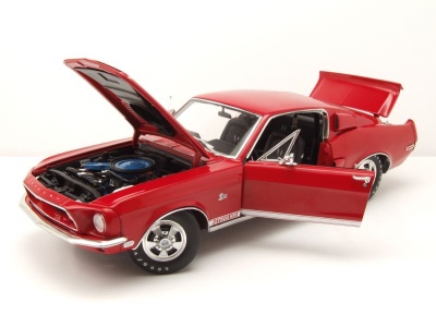 Shelby Ford Mustang GT500 KR King of the Road 1968 rot Modellauto 1:18 Acme