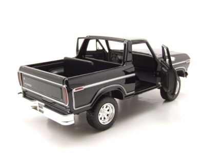 Ford Bronco Pick Up 1978 schwarz Modellauto 1:24 Motormax