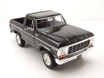 Ford Bronco Pick Up 1978 schwarz Modellauto 1:24 Motormax
