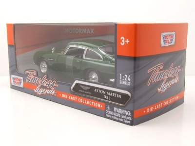 Aston Martin DB5 grün Modellauto 1:24 Motormax