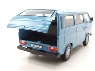 VW T3 Bus blau Modellauto 1:24 Motormax