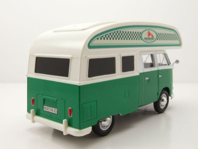 VW T1 Camping Bus grün weiß Modellauto 1:24...