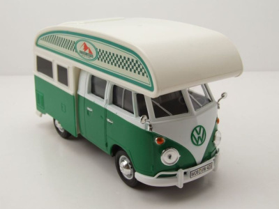 VW T1 Camping Bus grün weiß Modellauto 1:24 Motormax