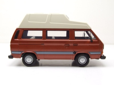 VW T3 Camping Bus braun weiß Modellauto 1:24 Motormax