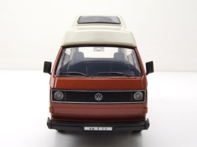 VW T3 Camping Bus braun weiß Modellauto 1:24 Motormax