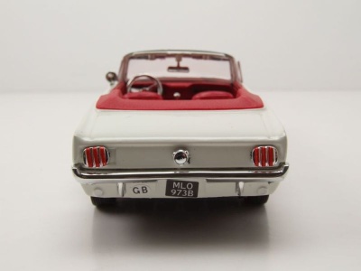 Ford Mustang Convertible 1964 1/2 creme James Bond Goldfinger Modellauto 1:24 Motormax