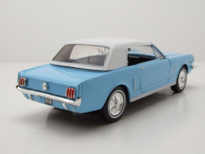 Ford Mustang Hardtop 1964 1/2 hellblau weiß James...