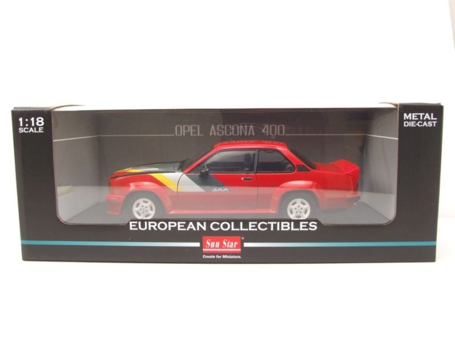 Modellauto Opel Ascona 400 1982 rot Modellauto 1:18 Sun Star, 104,50 €