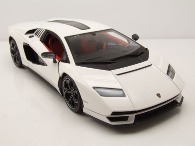 Lamborghini Countach LPI 800-4 weiß Modellauto 1:18 Maisto