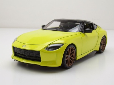 Nissan 400z 2022 gelb Modellauto 1:24 Maisto