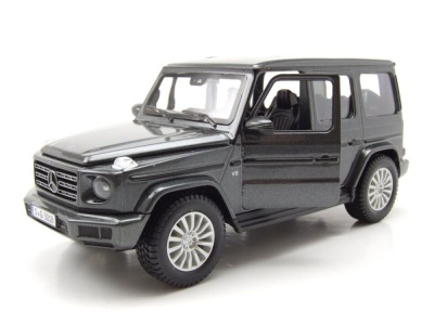 Mercedes G500 G-Klasse G-Modell 2019 grau metallic Modellauto 1:24 Maisto