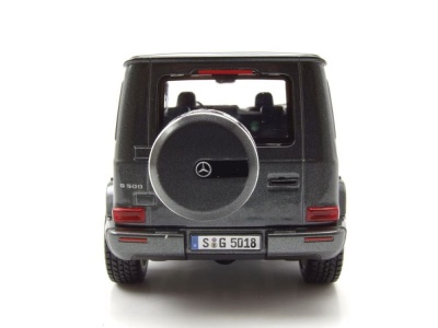 Mercedes G500 G-Klasse G-Modell 2019 grau metallic Modellauto 1:24 Maisto