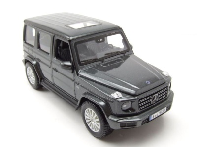 Mercedes G500 G-Klasse G-Modell 2019 grau metallic Modellauto 1:24 Maisto