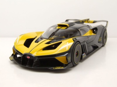 Bugatti Bolide 2020 gelb Modellauto 1:18 Bburago