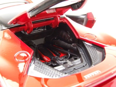 Ferrari SF90 Stradale Hybrid 2019 rot Modellauto 1:18 Bburago