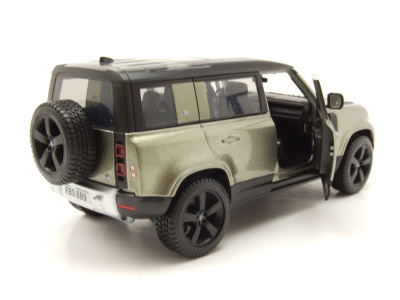Land Rover Defender 2022 grün metallic Modellauto 1:24 Bburago