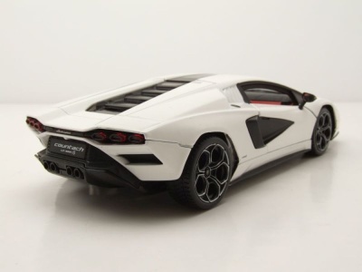 Lamborghini Countach LPI 800-4 2022 weiß Modellauto 1:24 Bburago