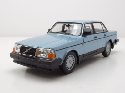 Volvo 240 GL blau Modellauto 1:24 Welly