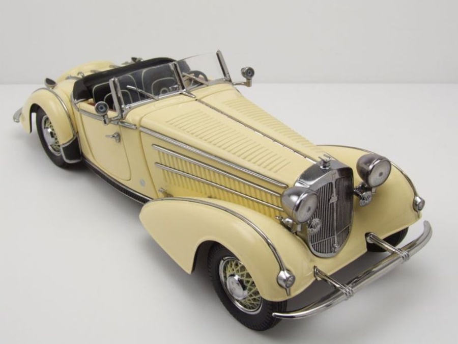 Modellauto Horch 855 Roadster 1939 creme 1:18 Sun Star bei