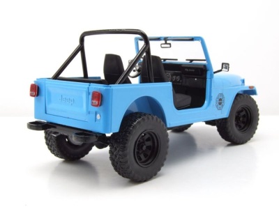 Jeep CJ-7 1977 blau Dharma Lost Modellauto 1:18...