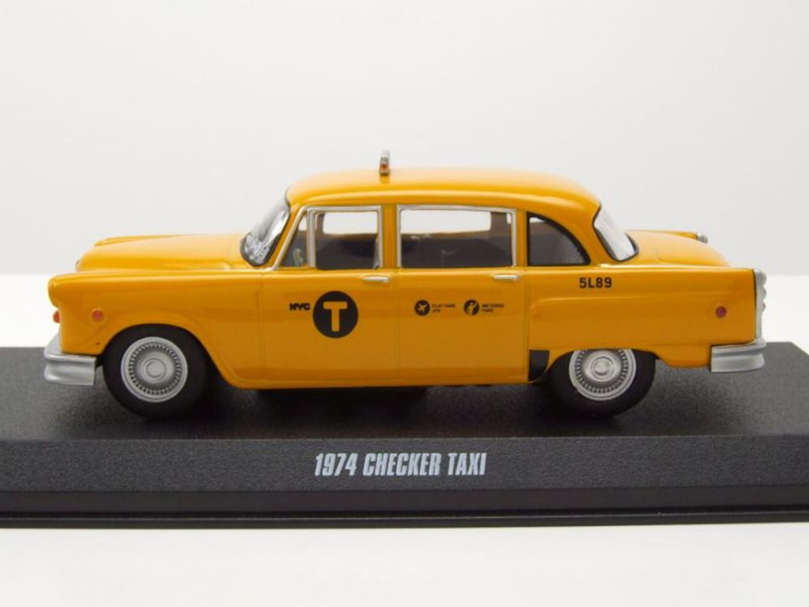 Checker Cab New York City Taxi 1974 gelb John Wick 3 Modellauto 1:43 Greenlight Collectibles