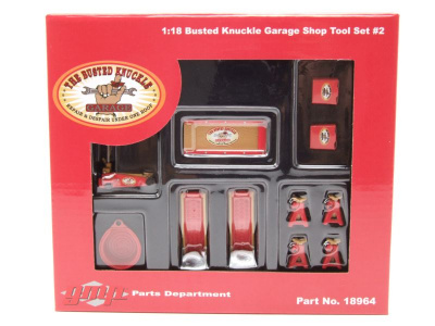 Zubehör Werkstatt Set #2 Busted Knuckle Garage für 1:18 Modelle GMP