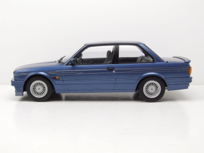 BMW Alpina B6 3.5 E30 1988 blau metallic Modellauto 1:18 KK Scale