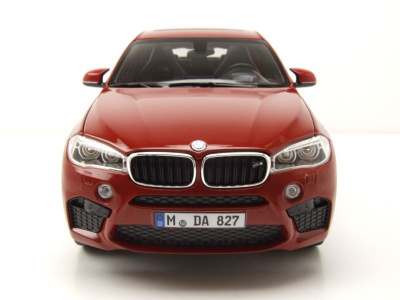 BMW X6 M 2015 rot metallic Modellauto 1:18 Norev