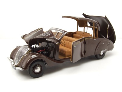 Peugeot 402 Eclipse 1937 chocolate braun Modellauto 1:18 Norev