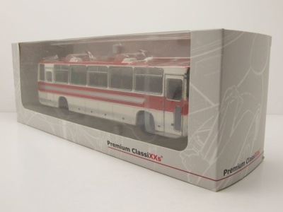 Ikarus 250.59 Bus rot weiß Modellauto 1:43 Premium ClassiXXs