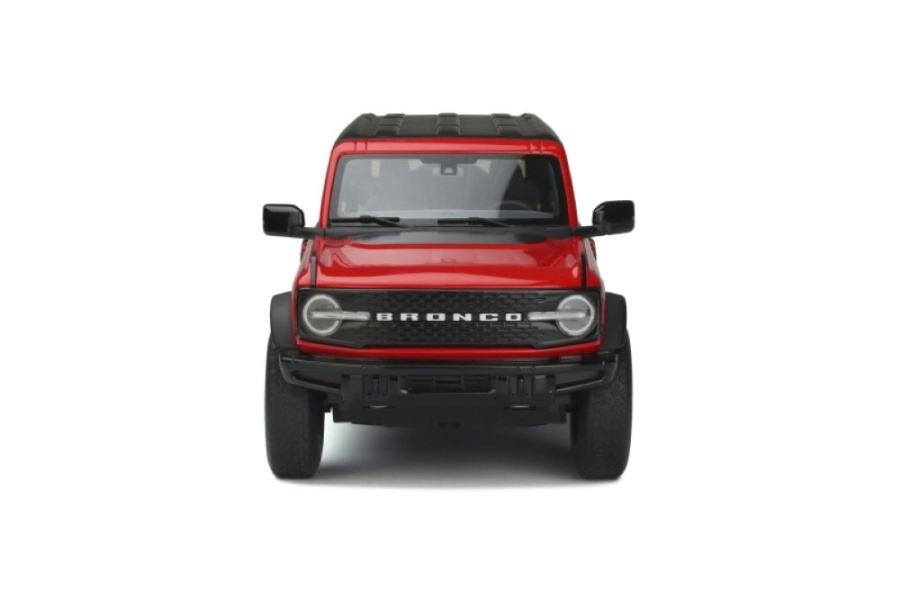 Modellauto Ford Bronco 4 Doors 2021 rot schwarz Modellauto 1