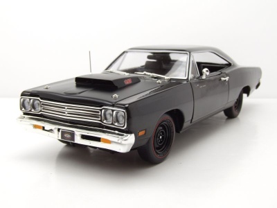 Modellauto Plymouth Road Runner Hardtop MCACN 1969 schwarz 1:18 Auto World  bei Modellautocenter, 119,95 €