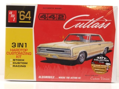 Oldsmobile Cutlass 442 1964 Kunststoffbausatz Modellauto...