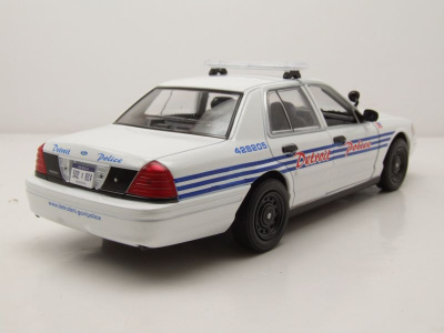 Ford Crown Victoria Detroit Police Interceptor 2008 weiß Modellauto 1:24 Greenlight Collectibles