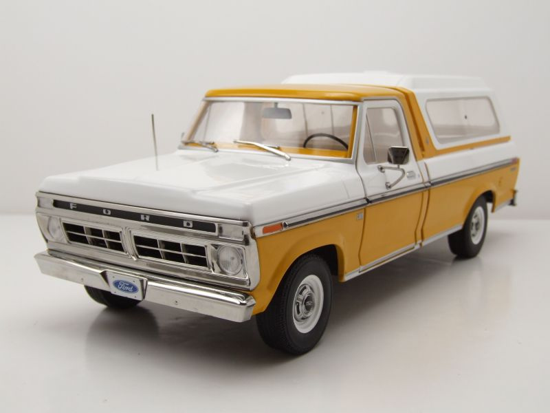 Ford F-100 Pick Up 1976 gelb weiß mit Deluxe Box Cover...