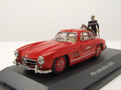 Mercedes 300 SL Flügeltürer Davos 1957 rot mit...