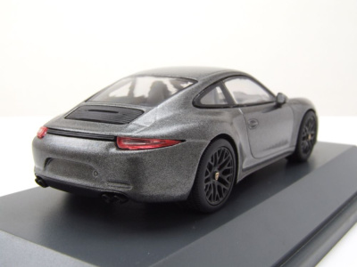 Porsche 911 (991.1) Carrera GTS 2014 grau metallic Modellauto 1:43 Schuco