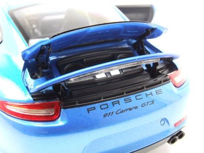 Porsche 911 (991.1) Carrera GTS Coupe 2014 blau metallic Modellauto 1:18 Schuco