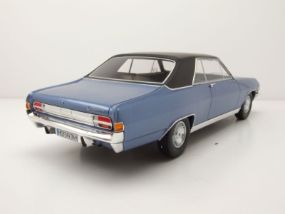 Opel Diplomat A Coupe 1965 - 1967 blau metallic schwarz Modellauto 1:18 Schuco