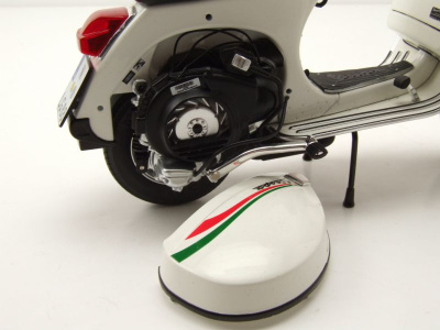 Vespa PX 150 Anniversario Unita dItalia weiß Modellmotorrad 1:10 Schuco