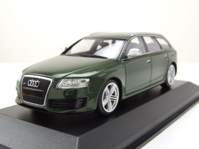 Audi RS6 Avant Kombi 2007 grün metallic Modellauto...