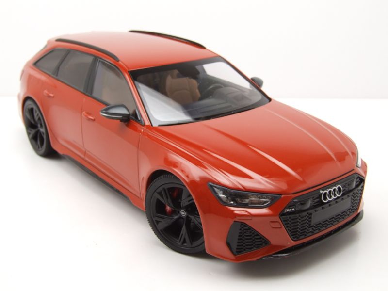 Audi RS6 Avant Kombi 2019 orange metallic Modellauto 1:18 Minichamps