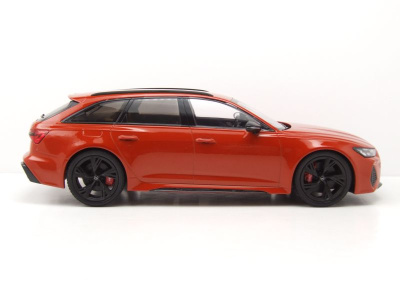 Audi RS6 Avant Kombi 2019 orange metallic Modellauto 1:18 Minichamps