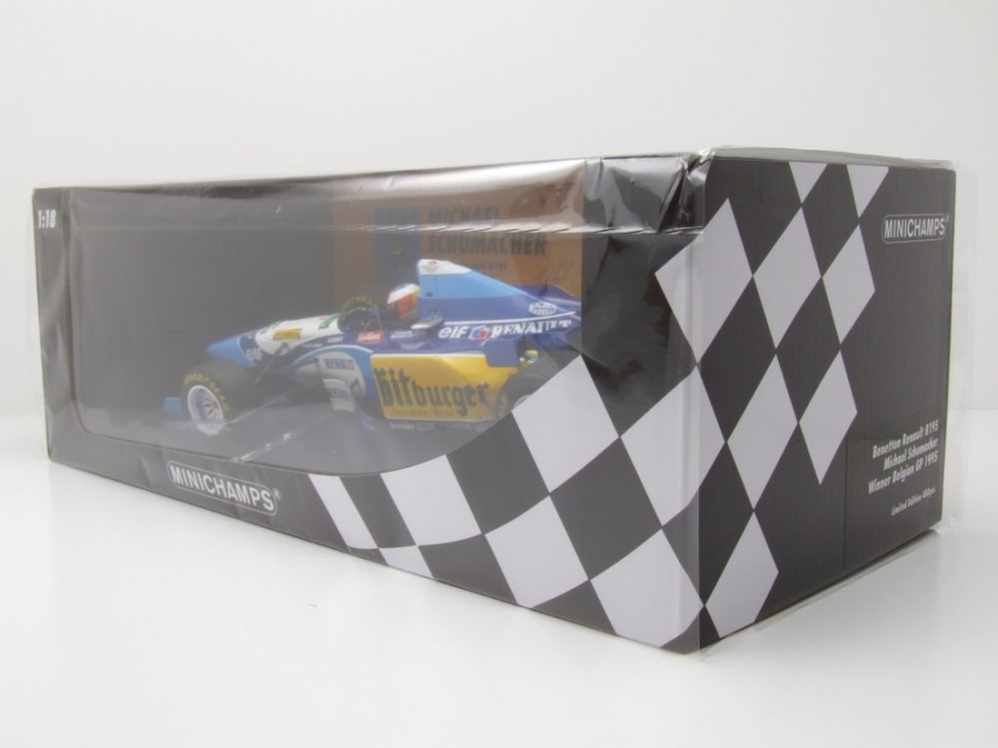 Minichamps Benetton Renault B195 1/18 - Vainqueur GP Belgique 1995 Schumacher