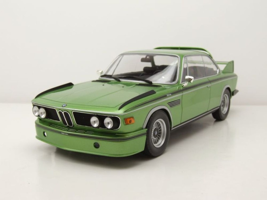 BMW 3,0 CSL 1973 grün Modellauto 1:18 Minichamps