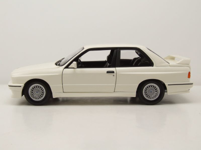 BMW M3 E30 1987 weiß Modellauto 1:18 Minichamps