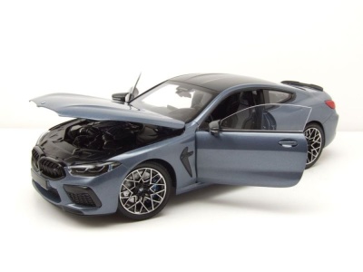 BMW M8 Coupe 2020 blau metallic Modellauto 1:18 Minichamps